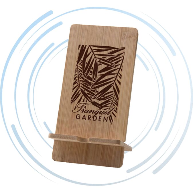 Bamboo Wood Cell Phone Stand