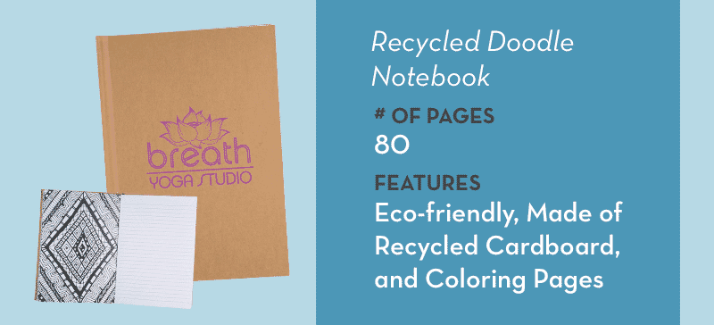 Recycled Doodle Notebook