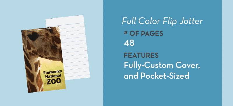 Full Color Flip Jotter