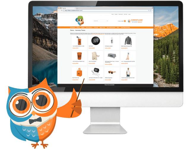 crestline custom online company stores