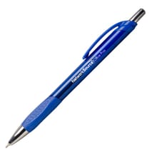 Royal blue pen with blue hybrid ink