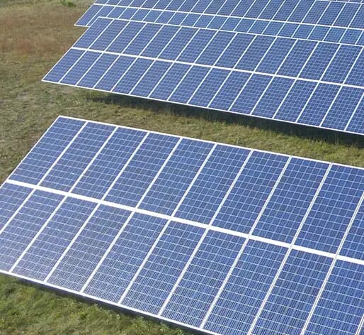 Solar panel array at Crestline's corporate office