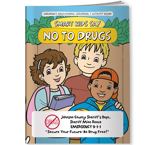 drug awareness coloring book