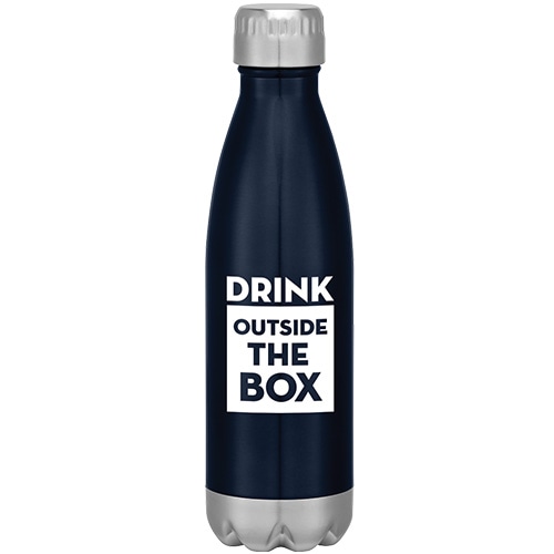 Navy insulated stainless steel bottle