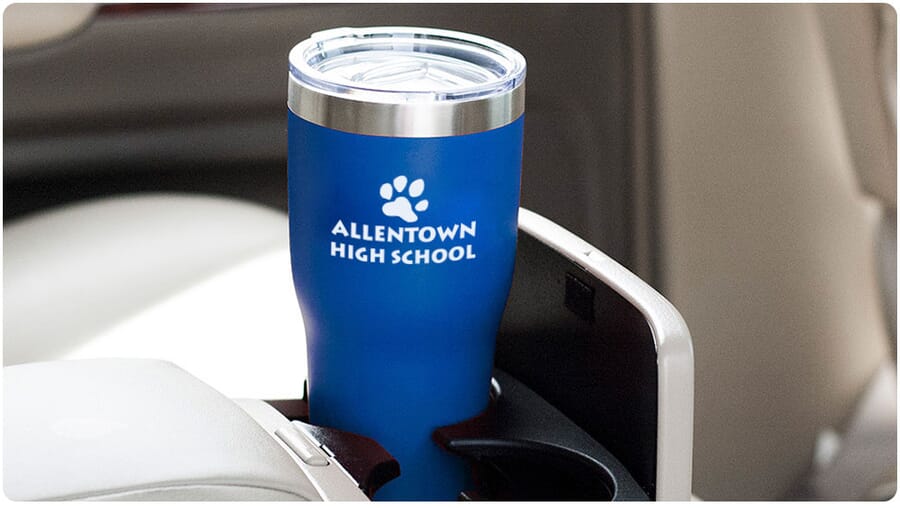 custom travel mug for coach gift