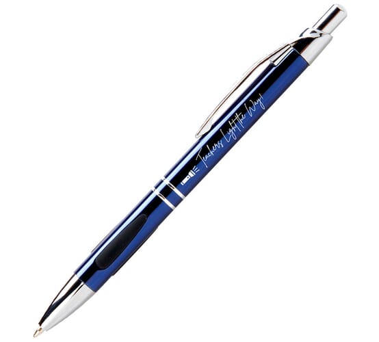 Metal pen with teacher appreciation saying
