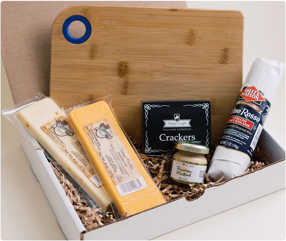 charcuterie holiday gift box