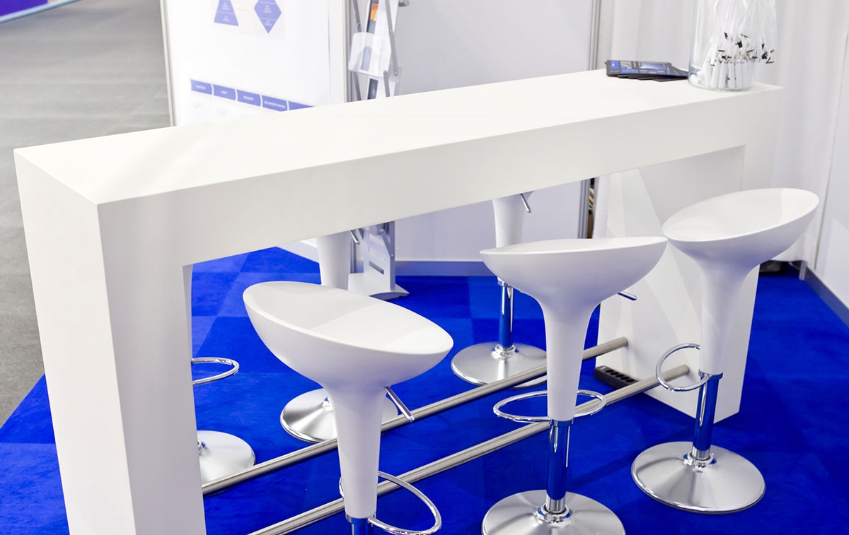 unique trade show booth setup