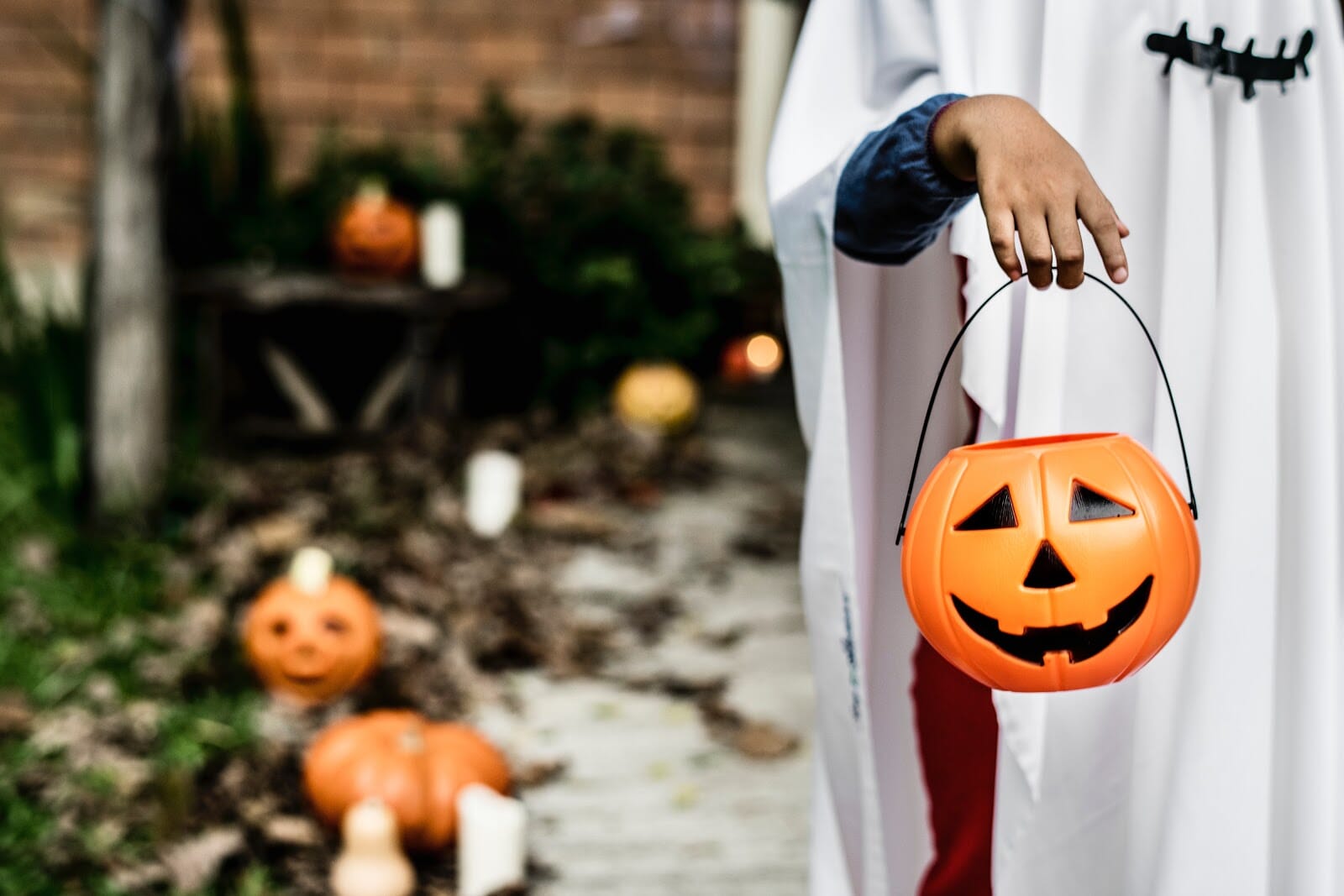 Glass Jack o Lantern Earrings Halloween Pumpkin Sam Hain spooky season