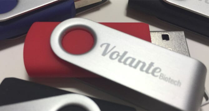Red USB flash drives