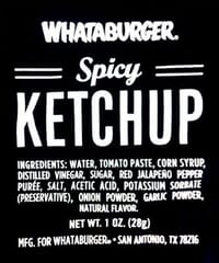 Whattaburger Ingredients