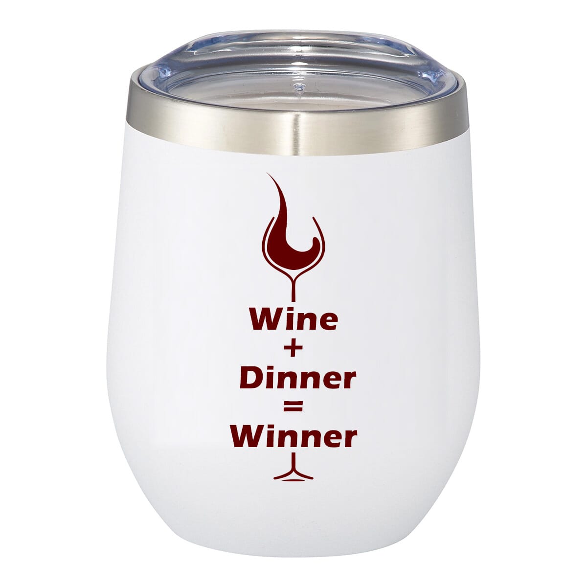 Insulated stemless wine tumbler with funny 2020 quote