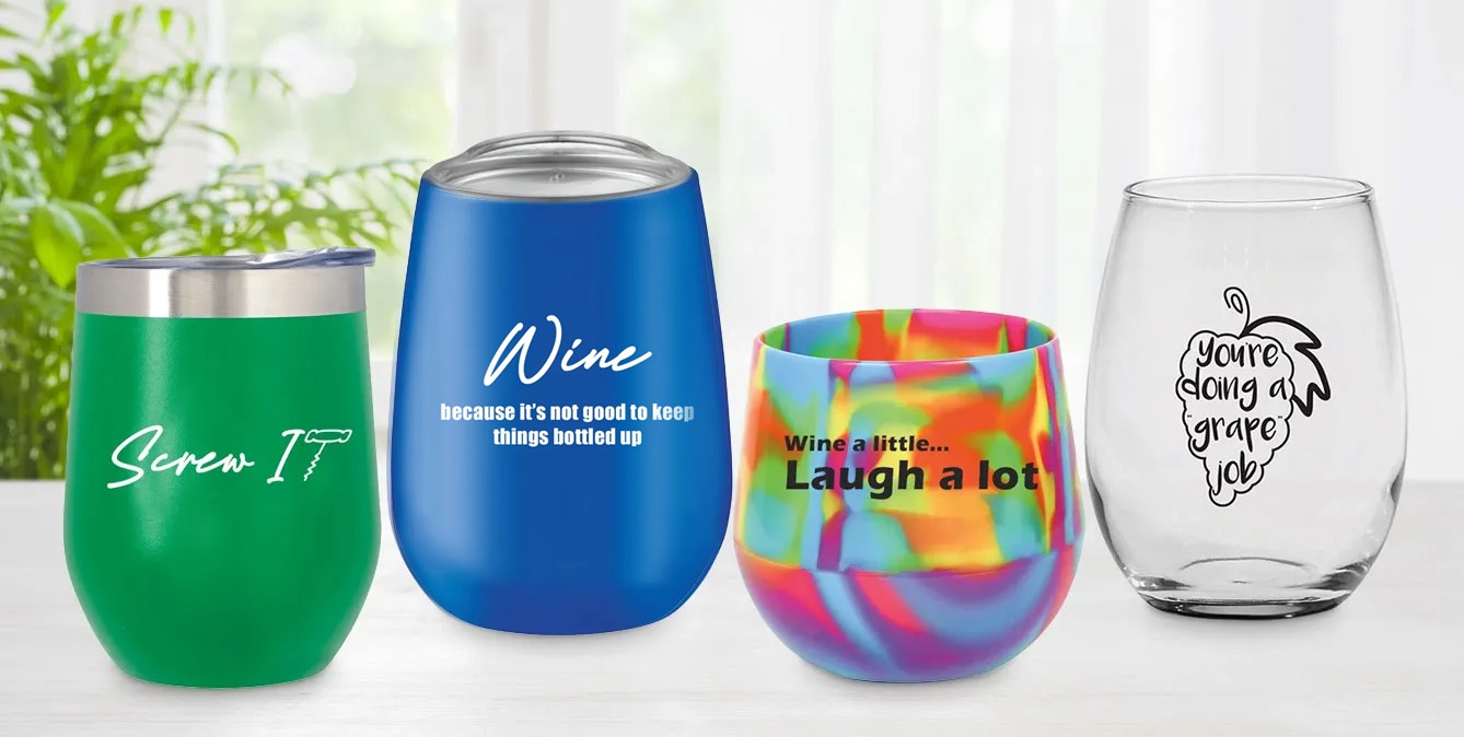 Funny Wine Quotes & Sayings on wine cups