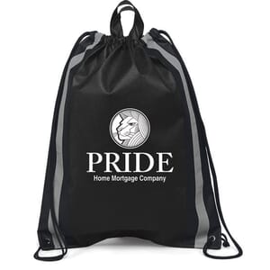 Reflective Safety Drawstring Backpack-Large