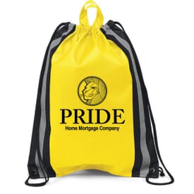 Reflective Safety Drawstring Backpack-Large