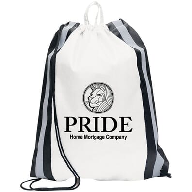 Reflective Safety Drawstring Backpack