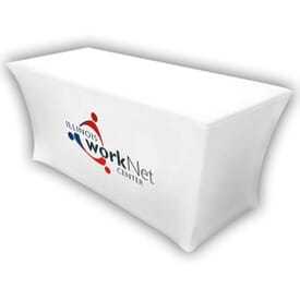 8ft UltraFit Table Cover &#8211; Full Color Front Dye&#45;Sub