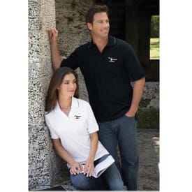 Pencil Stripe Polo – Men's