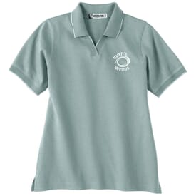 Pencil Stripe Polo – Ladies'