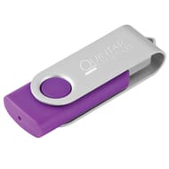 Popular purple and silver usb flash drive