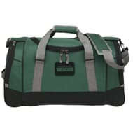 Dark green duffle bag