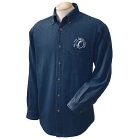 Men's Harriton Denim Shirt