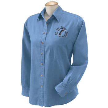 Ladies' Harriton Denim Shirt