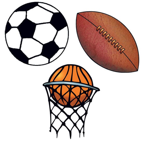 Temporary Tattoos- Sports