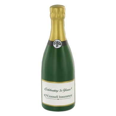 Champagne Shaped Stress Ball