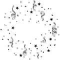 Confetti stock balloon design