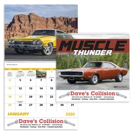 2025 Muscle Thunder Calendar - Spiral