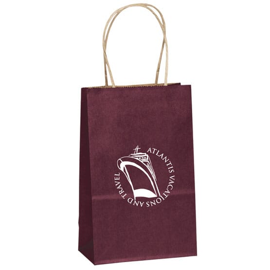 Matte Finish Paper Bag 6" x 8-3/8"