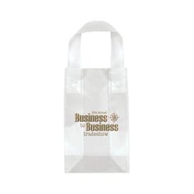 5&quot; x 8&quot; x 3&quot; Frosted Shopping Plastic Bag