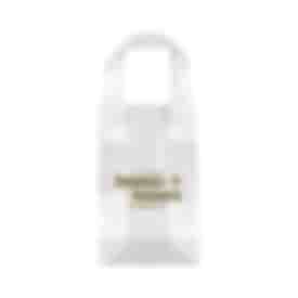 5" x 8" x 3" Frosted Shopping Plastic Bag