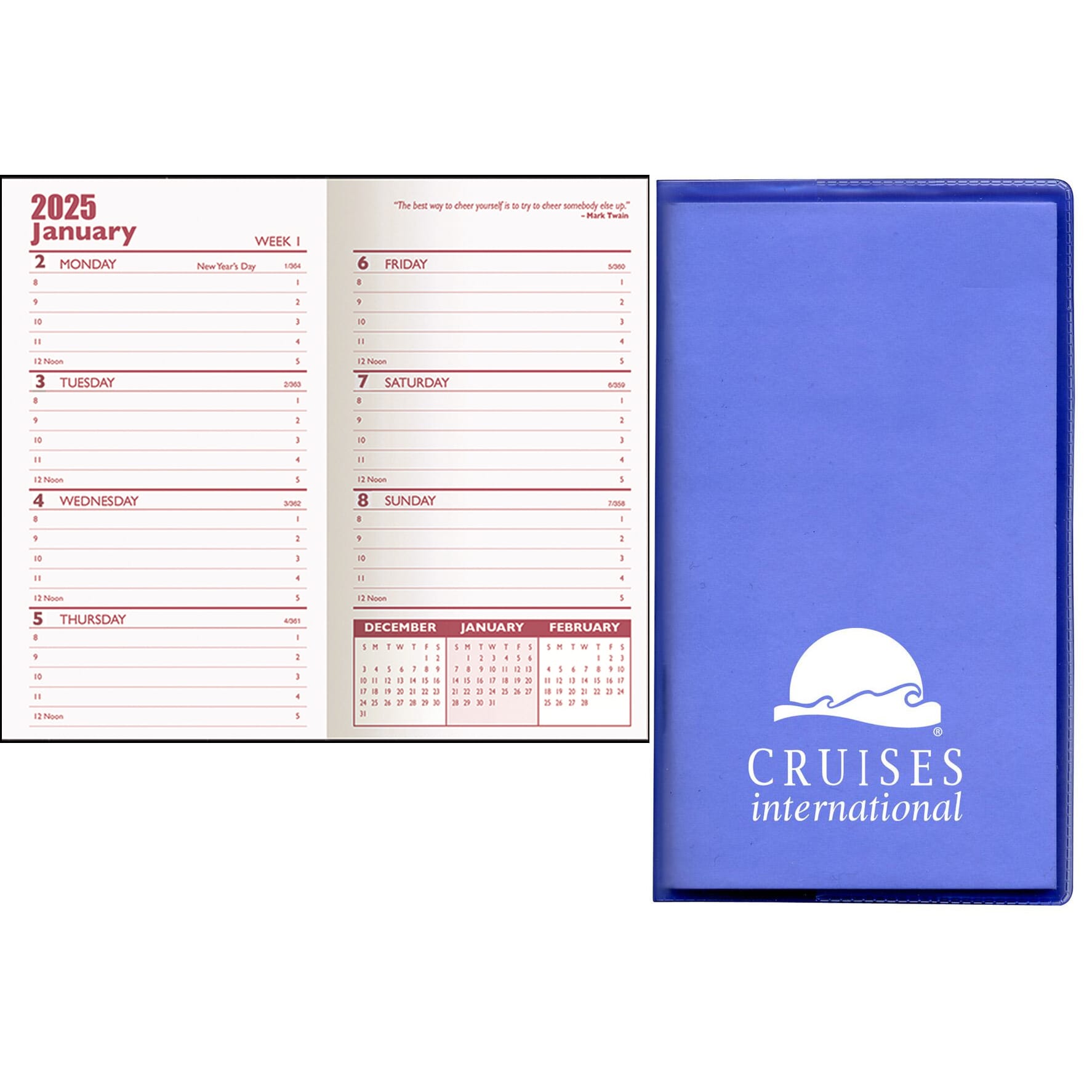 2024 Predictable Weekly Planner- Translucent