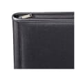Padfolio with zippered closure