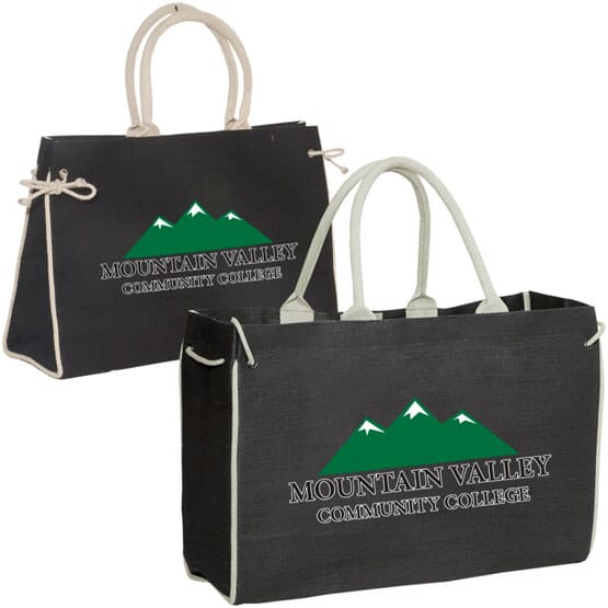 Jumbo Jute Tie Tote