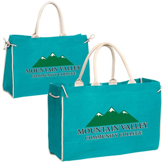 Jumbo Jute Tie Tote