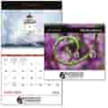 Front cover and open calendar