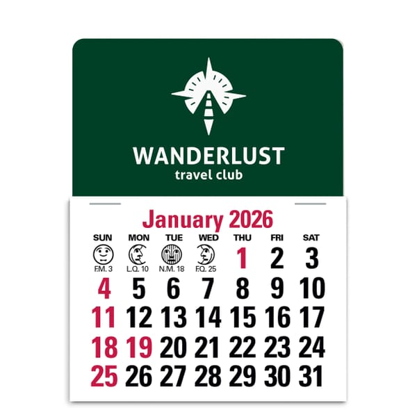 2020 Standard Press-N-Stick™ Calendar