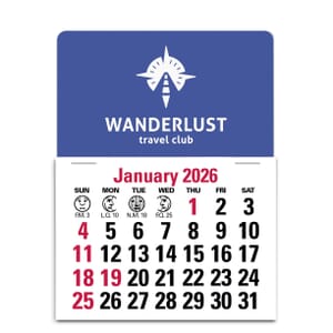 Standard Press-N-Stick™ Calendar