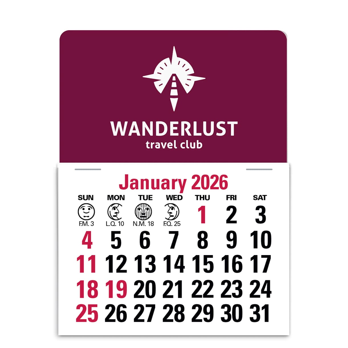2022 Standard Press-N-Stick™ Calendar