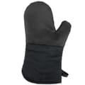 Oven mitt silicone back