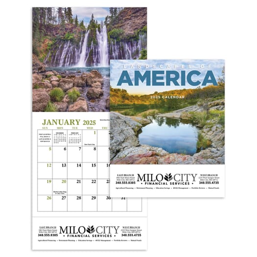 2024 Landscapes of America Calendar - Mini