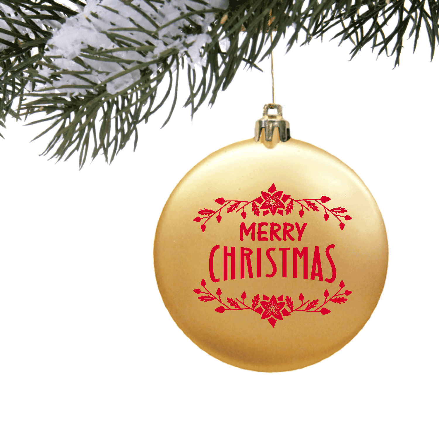 Shatterproof Holiday Disc Ornament – Flat Round Ornaments | Crestline