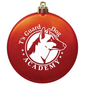 Shatterproof Holiday Disc Ornament