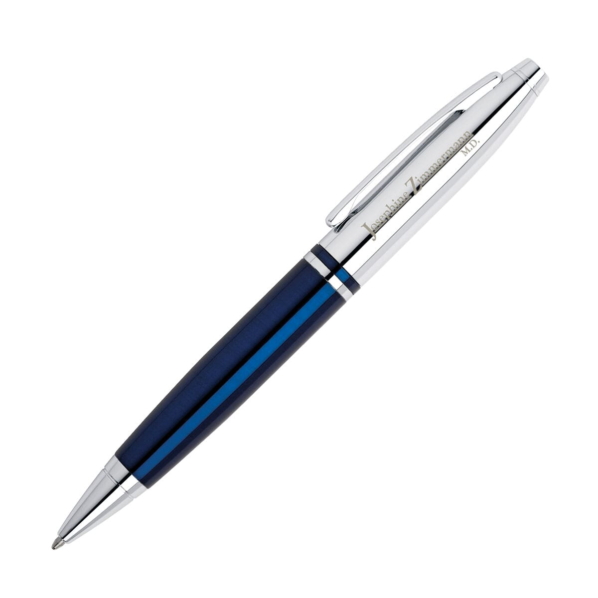 Cross Calais Ballpoint Pen in Matte Black with Chrome Trim - Pens Cross Calais Ballpoint Pen in Matte Black with Chrome Trim - Pens