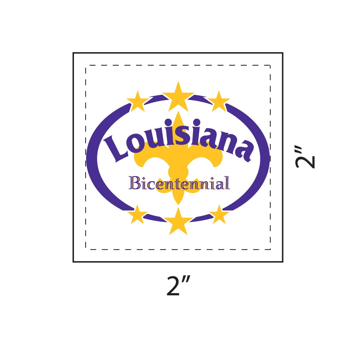 Custom Temporary Tattoos - Square 2" x 2"