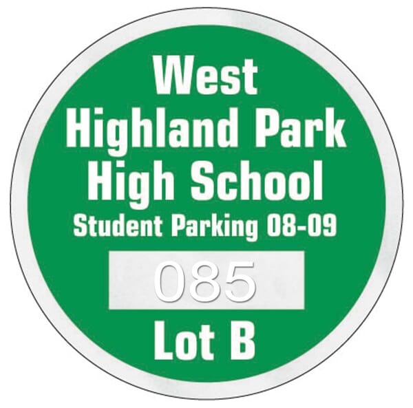 Parking Permit- Round