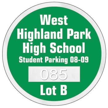 Parking Permit- Round